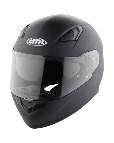 Kask Motocyklowy Na Motor Skuter MTR Blenda Czarny