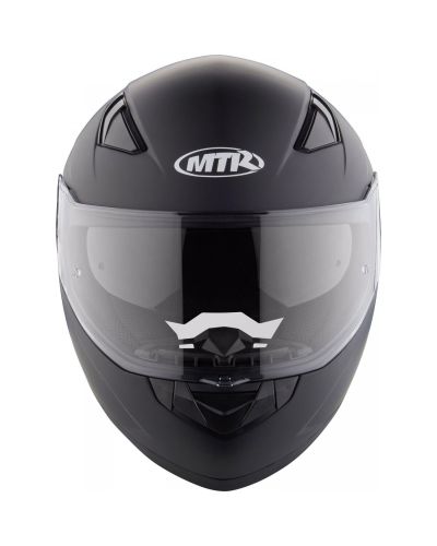 Kask Motocyklowy Na Motor Skuter MTR Blenda Czarny