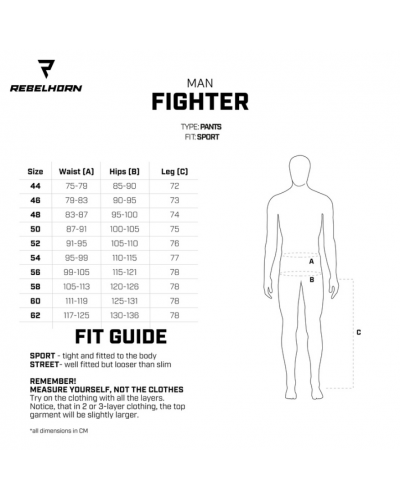 Spodnie skórzane REBELHORN FIGHTER
